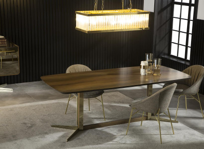 Dining table furniture table luxury interior stainless steel legs kitchen table tables